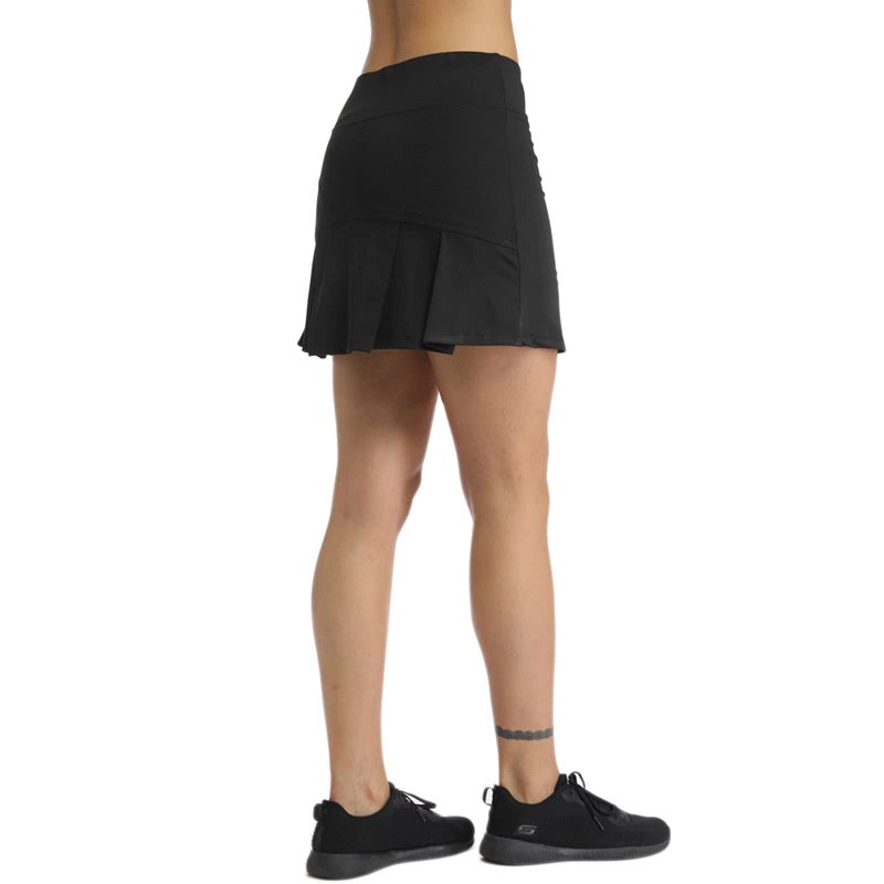 Ultrafun Women's Active Tennis Golf Skort Pleated Athletic Sports Running Skirt with Pockets and Shorts (Black, Medium) - Image 3